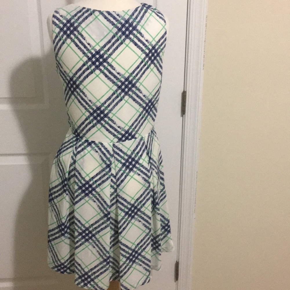 Multi Pattern Dress With Invisible Side Zipper. - image 2